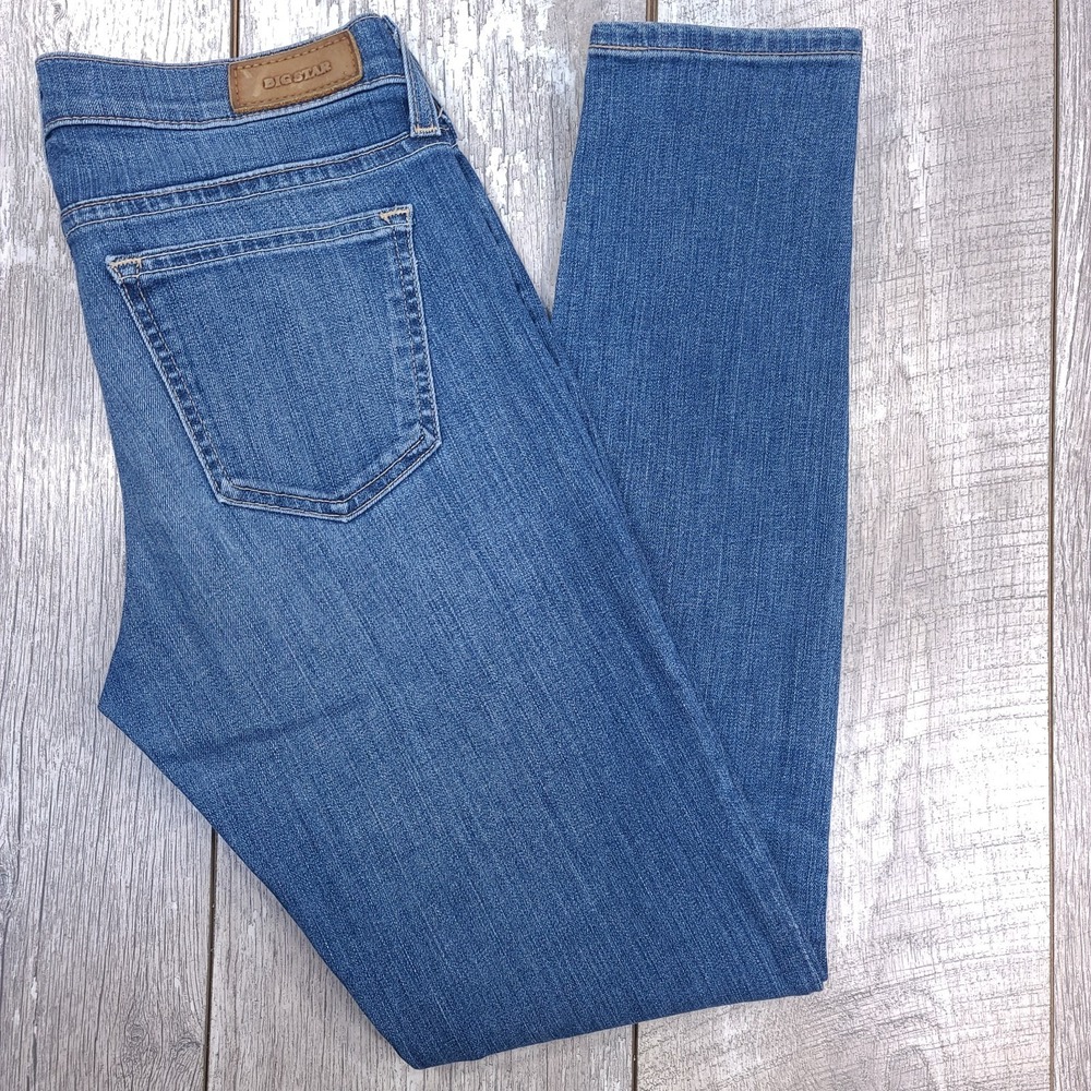 Big Star Jeans Womens 27 Alex Skinny Medium Denim Wash Low Rise Pants